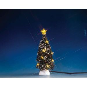 Lemax - Evergreen Tree With 12 Clear Light -  B/o (4.5v) - Kersthuisjes & Kerstdorpen