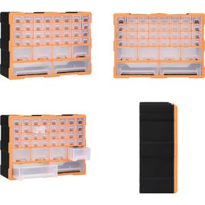 vidaXL Organiser met 38 lades 52x16x37,5 cm - Organiser - Organisers - Lade Organiser - Lade Organisers