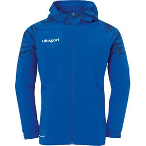 Uhlsport Goal 25 Evo Woven Hood Jacket Azuur Blauw-Marine Maat 3XL