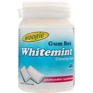 Kauwgom witte munt suikervrij 64,4g