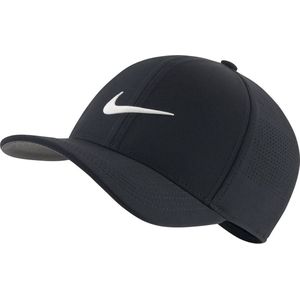 Nike Arobill CLC99 Performance Cap - Sportpet - Elastische band - Zwart - S/M