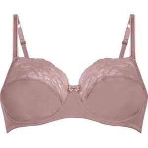 Hunkemöller Dames Lingerie Niet-voorgevormde beugel bh Sophie - Roze - maat G75