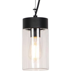 QAZQA jarra - Moderne Hanglamp voor buiten - 1 lichts - Ø 11.8 cm - Zwart - Buitenverlichting