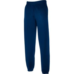 Fruit Of The Loom Heren Elastische Manchet Trainingsbroek / Joggingbroek (Marine)