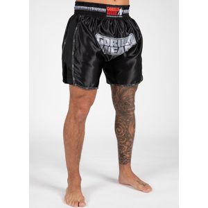 Gorilla Wear - Piru Muay Thai Shorts - Zwart - S