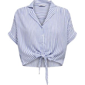 ONLY ONLPAULA LIFE S/S TIE SHIRT WVN NOOS Dames Blouse - Maat XL