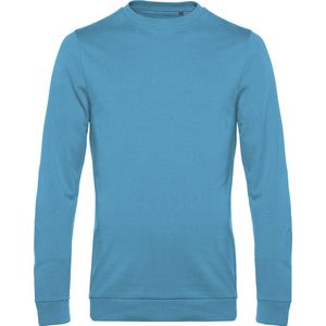 Sweater 'French Terry' B&C Collectie maat S Hawaiian Blue