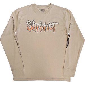 Slipknot - The End So Far Logo Barcode Longsleeve shirt - L - Creme