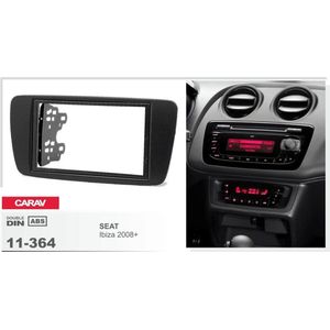 2-DIN SEAT Ibiza 2008+ afdeklijst / installatiekit Audiovolt 11-364