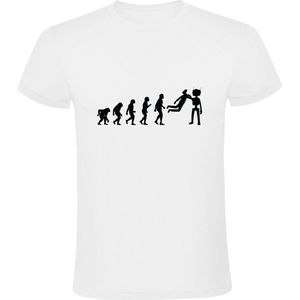 Robot Evolutie Heren T-shirt | Robotics | Robotica | Robots | Techniek | Techno | Ontwikkeling | Robotisering | Programmeur | Shirt