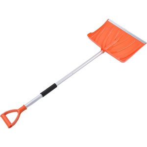 Afneembare aluminium Car Snow Shovel - Winter sneeuw ijsschep met D-vormige handgreep - Voor auto truck camping - 1345 x 45 x 33 cm .