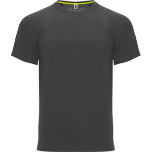 Donker Lood unisex snel drogend Premium sportshirt korte mouwen 'Monaco' merk Roly maat XL