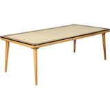 Salontafel Rechthoekig - Rotan Beige - 120x60x35cm Giga Meubel