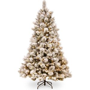 Snowy bedford pine hinged kunstkerstboom 198cm