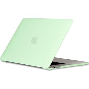 Mobigear - Laptophoes geschikt voor Apple MacBook Air 13 Inch (2010-2019) Hoes Hardshell Laptopcover MacBook Case | Mobigear Cream Matte - Groen - Model A1369 / A1466