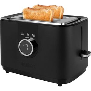Princess 142360 Moments Broodrooster - Zwarte RVS behuizing - LED display - Moments Breakfast Serie