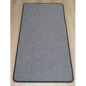 Wollen Droogloopmat - Vloerkleed Diva antraciet bruin 60x120
