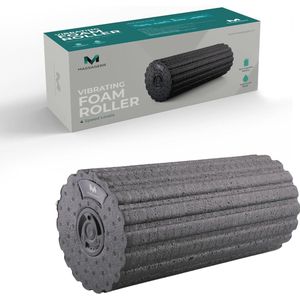 Vibrerende Foam Roller met 4 Intensiteitsniveaus - Voor Rug- en Voetmassages, Vermindert Pijn en Spanning