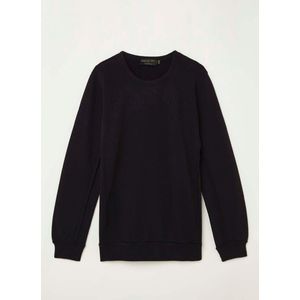 In Gold We Trust The Reakwon sweater met backprint en logo - Zwart - Maat M