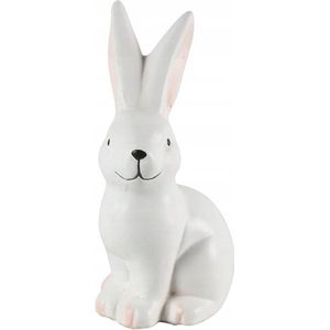 Countryfield Keramische Haas Figuur 10,5 cm - wit