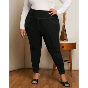 Grote maat legging met achterzakken maat 5XL EU 54