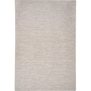 DERINCE - Laagpolig vloerkleed - Beige - 200 x 300 cm - Katoen