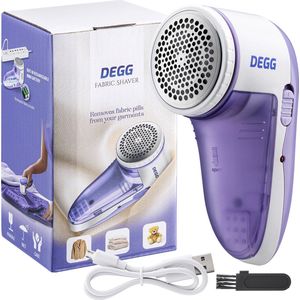 DEGG® - Pluizenverwijderaar elektrisch - Pluizentondeuse - Ontpluizer - Ontpiller - Krachtige ontpluizer voor kleding - Pluizendief - Elektrisch - Oplaadbaar en effectief