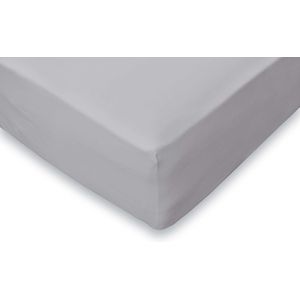LINNICK Baby Ledikant Hoeslaken Jersey Stretch - hoeslaken 60x120cm - Licht grijs