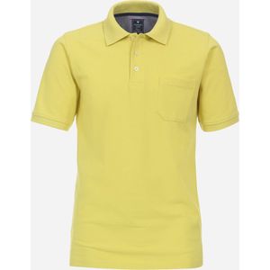 Redmond regular fit heren polo - pique - geel - Maat: 4XL