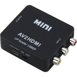 Video Converter - AV/Tulp naar HDMI - RCA naar HDMI - 720p/1080p - Zwart