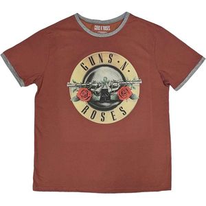 Guns N' Roses - Classic Logo Heren T-shirt - 2XL - Rood