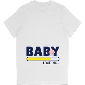 Aankomende Moeder T Shirt – Zwanger – Wit - 3XL
