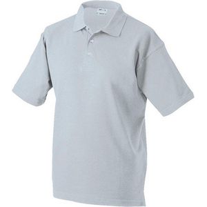 James and Nicholson Unisex Zware Pique Polo (Lichtgrijs)