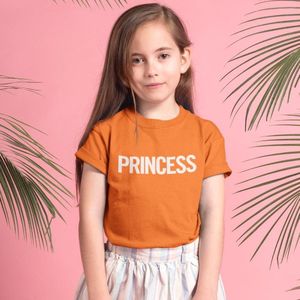 Oranje Koningsdag T-Shirt Kind Premium (1-2 jaar - MAAT 86/92) | Oranje kleding & shirts | Feestkleding