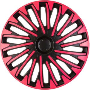 AutoStyle 4-Delige Wieldoppenset Soho 13-inch zwart/roze