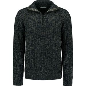 No Excess Mannen Pullover Met Hoge Hals Nacht Blauw XL