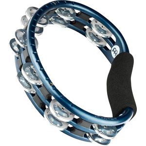 Percussion TMT1A-B Tambourine (ABS-kunststof) met aluminium klemmen (2 rijen) - handmodel, blauw