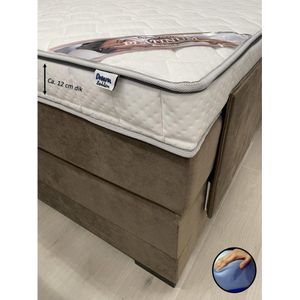 Platinum 100x220 - 12 cm dik - Bamboo Hoes - HR55 Koudschuim - Topdekmatras