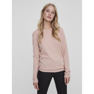 Vero Moda Trui Vmcare Structure Ls O-neck Blou Noo 10136644 Misty Rose Dames Maat - L