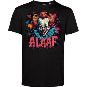 T-shirt kind Horror Alaaf | Carnavalskleding kind | Halloween Kostuum | Foute Party | Zwart | maat 152