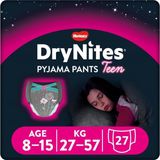 DryNites luierbroekjes - meisjes - 8 tot 15 jaar (27 - 57 kg) - 27 stuks - voordeelverpakking