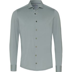 Pure - The Functional Shirt Groen - Heren - Maat 43 - Slim-fit