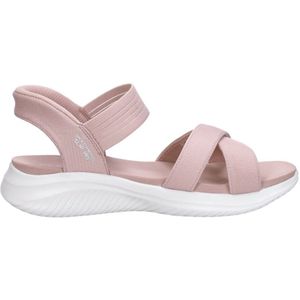 Skechers Slip-Ins: Ultra Flex 3.0 Sandalen Plat - Roze - Maat 39