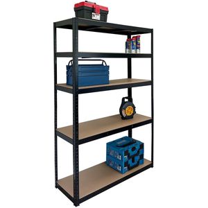 ERRO - Stellingkast - Zwart - Metaal - 5 Planken