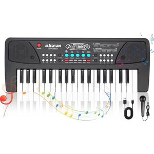 DailySupplies® Kinder Piano - Kinderspeelgoed - Baby Keyboard - Zwart