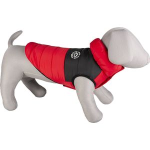 Duvoplus - Dierenkleding - Hond - Hondenjas Puffer M - 50cm Rood/zwart - 1st