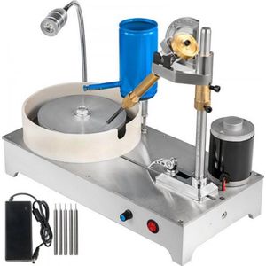 Polijstmachine - LCD Precisiemanipulator - Sieraden - 1800 RPM - 120W - Met Wateremmer