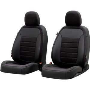 Walser Auto stoelbekleding Bari geschikt voor VW Golf VII Comfortline 08/2012-03/2021, 2 enkele zetelhoezen voor standard zetels
