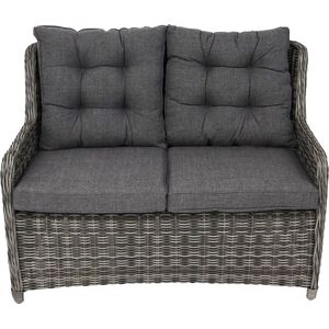 Loungebank Dublin | 2-persoons | Ash Grey | Wicker