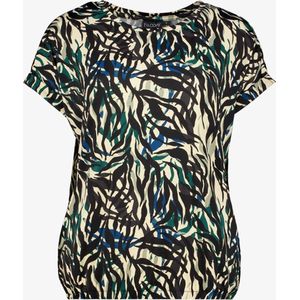 TwoDay dames top met print - Groen - Maat L